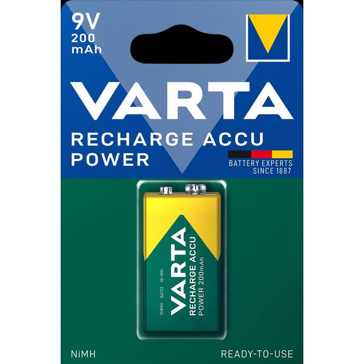 VARTA Power Accumulateur (6LR61 / E / 9V, Universel, 1 pièce)