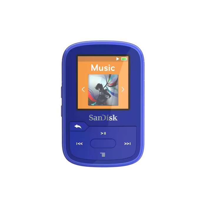SANDISK MP3-Player Clip Sport Plus (32 GB, Blau)