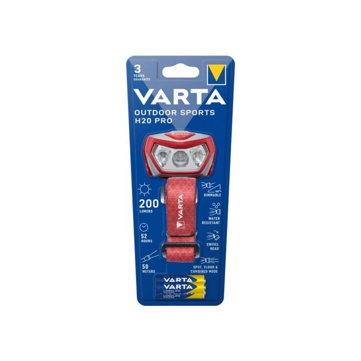 VARTA Stirnlampe Outdoor Sports H20 Pro (LED)