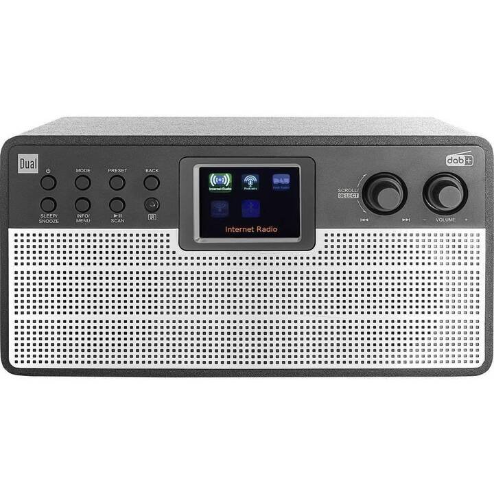 DUAL IR 100 Internetradio (Silber, Schwarz)