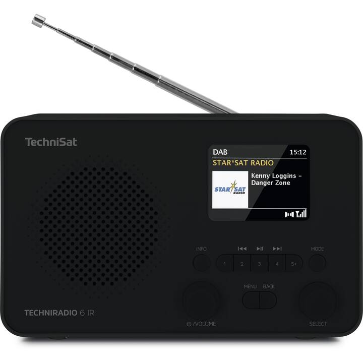 TECHNISAT Techniradio 6 IR Digitalradio (Schwarz)