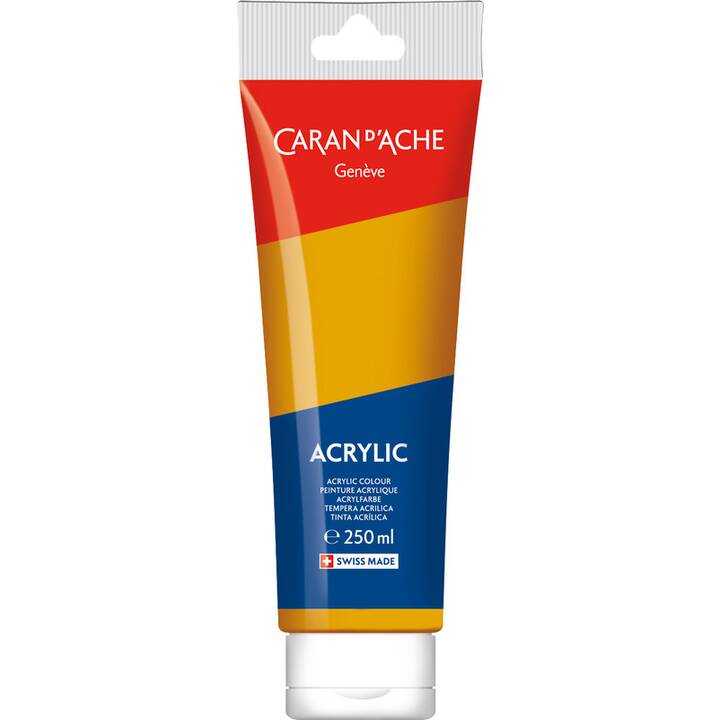 CARAN D'ACHE Acrylfarbe (250 ml, Gelb, Braun, Ocker)