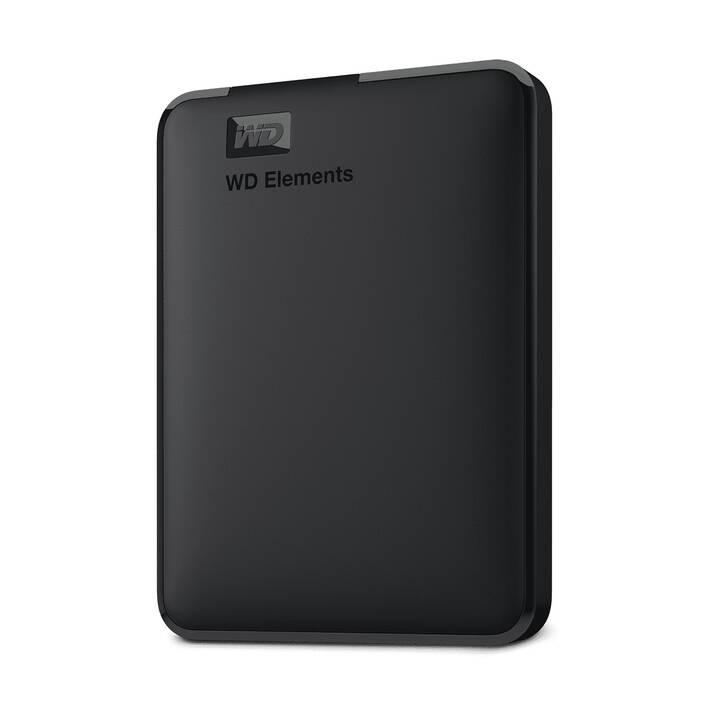 WD Elements Portable (USB Typ-A, 5 TB, Schwarz)