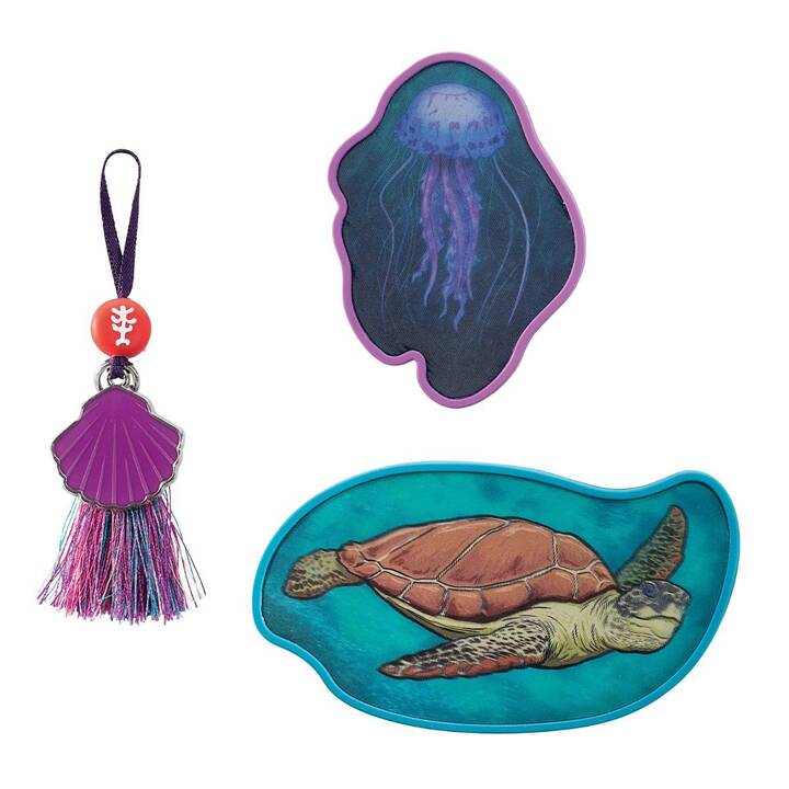 STEP BY STEP Application magnétique Magic Mags Ocean Turtle (Brun, Bleu, Pink)