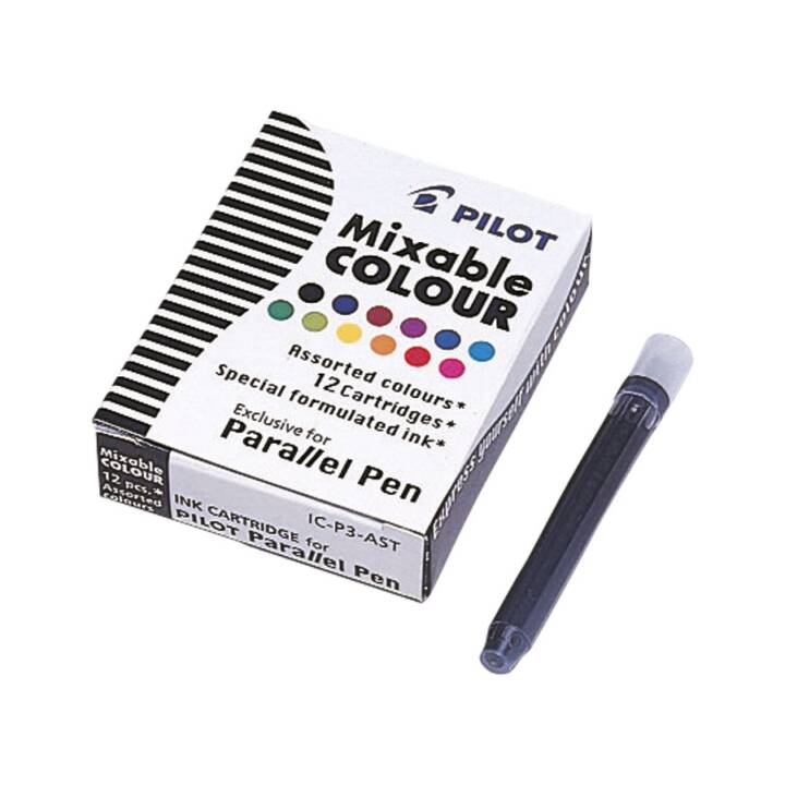 PILOT PEN Cartucce die inchiostro (Multicolore, 12 pezzo)