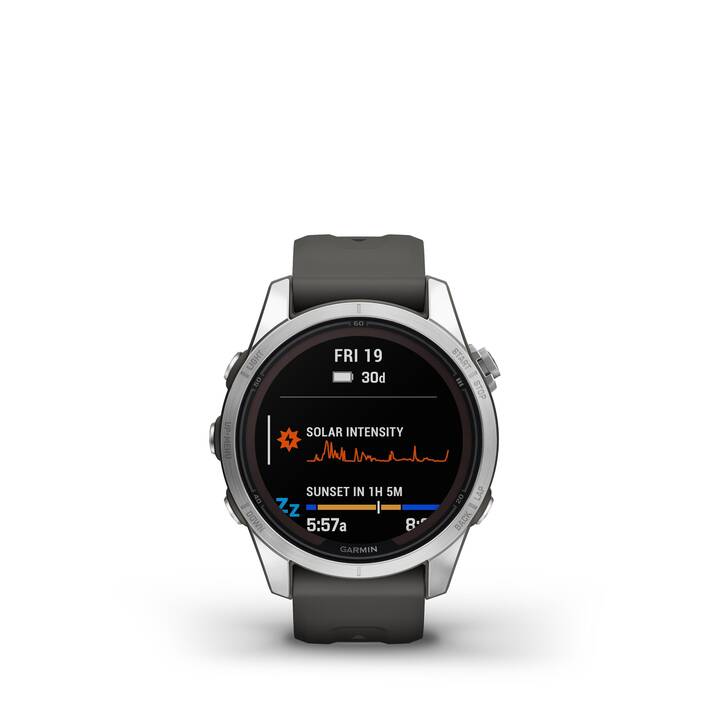 GARMIN Fenix 7S Pro Solar (S, Edelstahl)