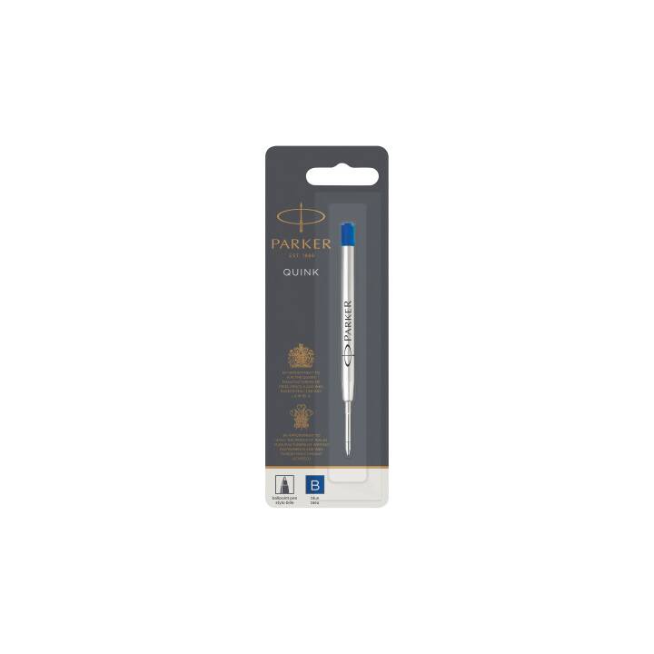 PARKER Mine per penna a sfera Quink (Blu, 1 pezzo)