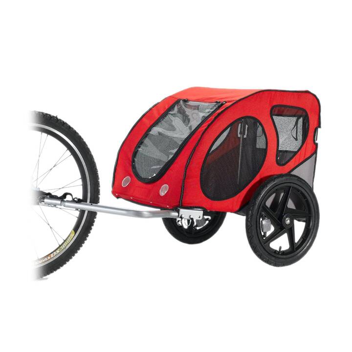 PETEGO Hundeveloanhänger DOG Kasko Bicycle Pet Trailler L (1 Sitz)