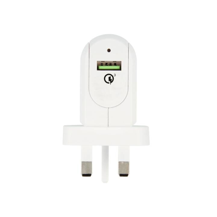 SKROSS Reisenetzteil UK USB Charger Quick Charge 3.0
