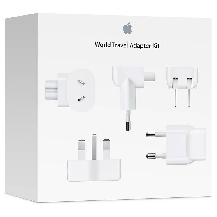 APPLE Adaptateur de voyage World Travel Adapter Kit (Blanc)
