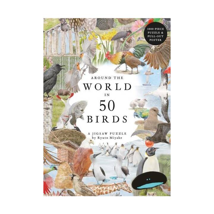 Laurence King Verlag Puzzle 1000 Pezzi 'In 50 Alberi In Tutto Il Mondo', Dimensioni 48,5x68 Cm, Con Poster A2 Informativo, Per Adulti E Ragazzi, Da 8 Anni - 2