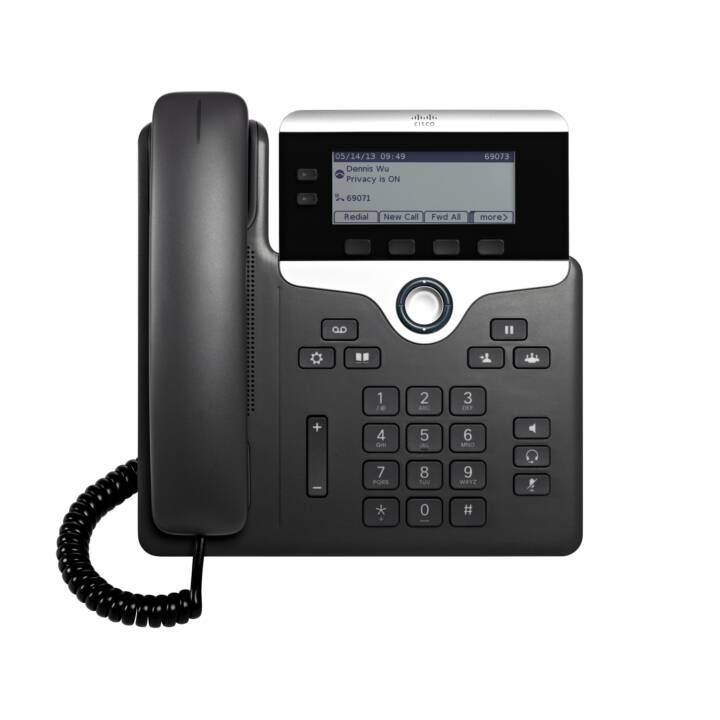 CISCO IP Phone 7821 (Silber, Schwarz)