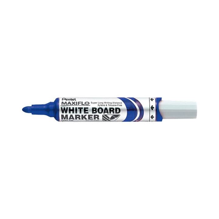 PENTEL Whiteboard Marker (Blau, Schwarz, Rot, Grün, 4 Stück)