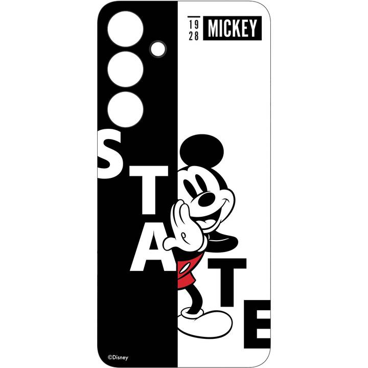 SAMSUNG Backcover Mickey (Galaxy S24, Disney, Noir, Blanc)