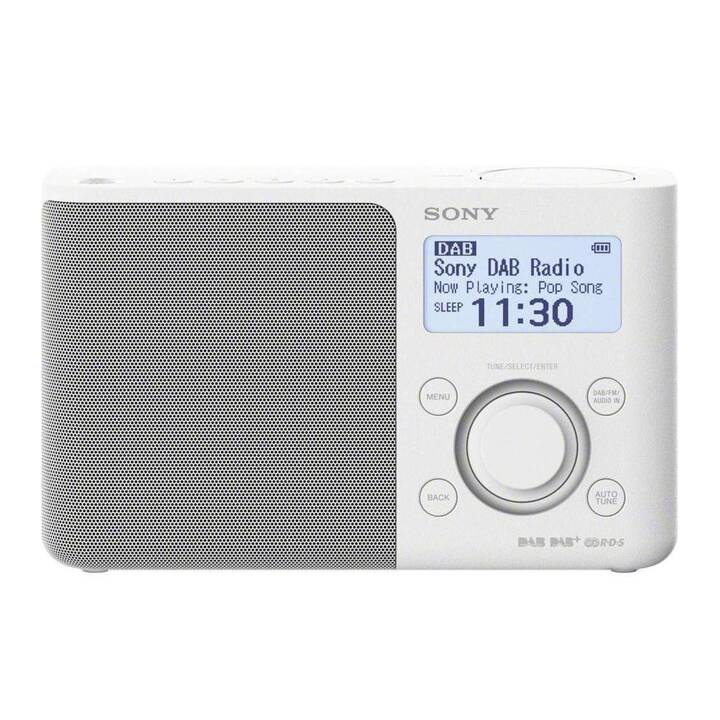 SONY XDR-S61D Radio digitale (Bianco)