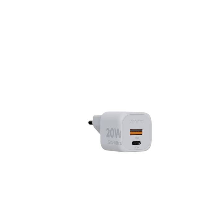 XTORM Caricabatteria da parete (USB C, USB A)