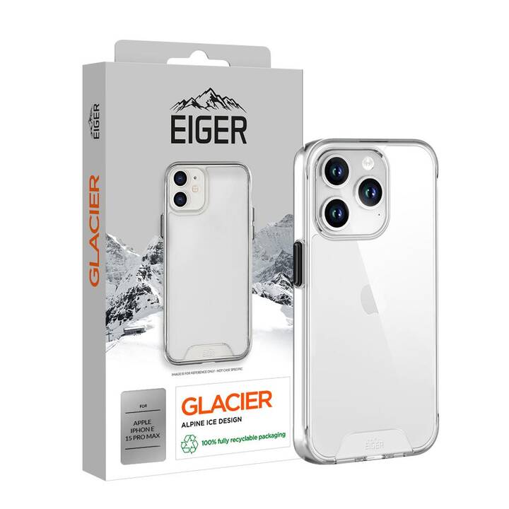 EIGER Backcover Glacier (iPhone 15 Pro Max, Transparent)