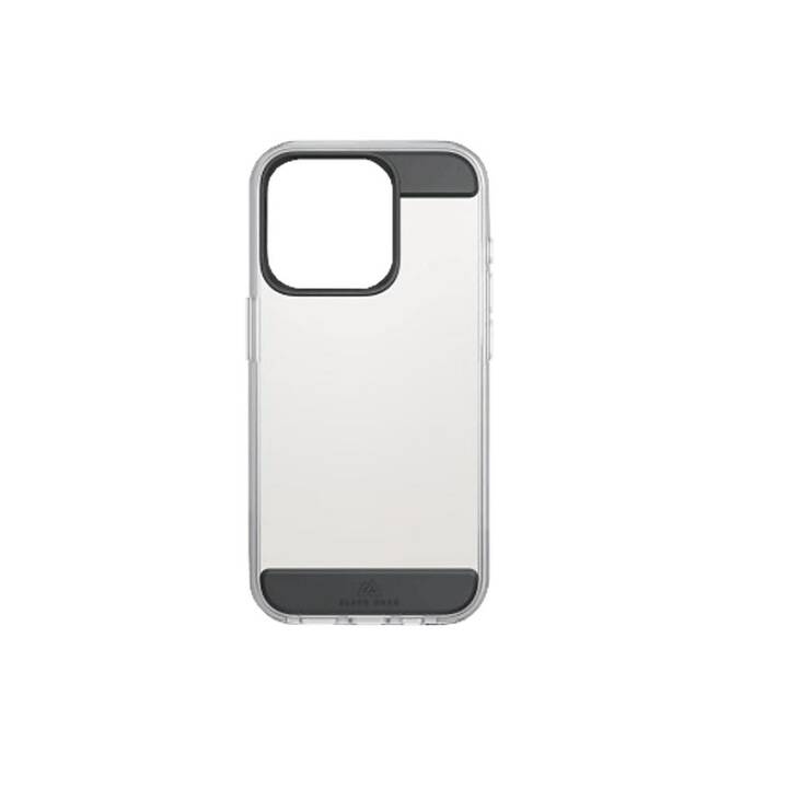 BLACK ROCK Backcover Air Robust (iPhone 15, Transparente, Nero)