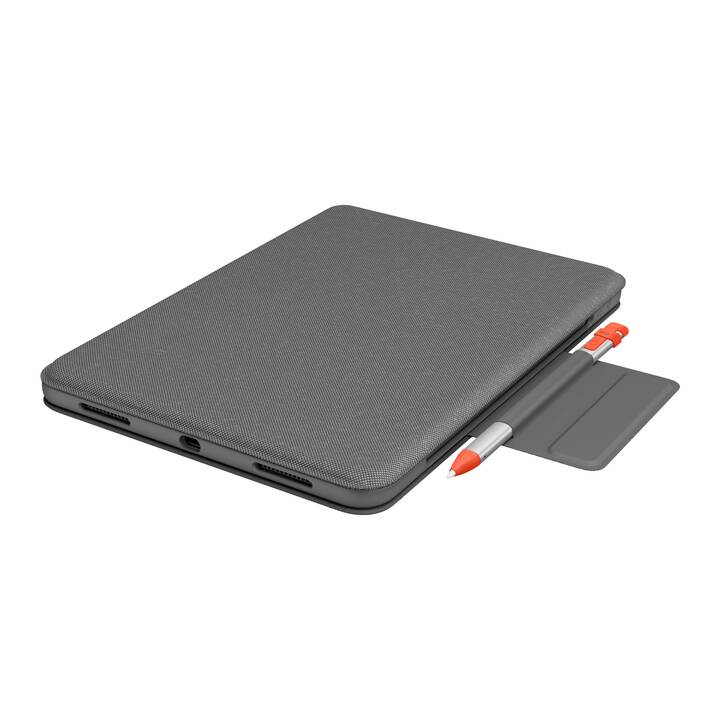 LOGITECH QWERTZ Type Cover / Tablet Tastatur (10.9", Grau)