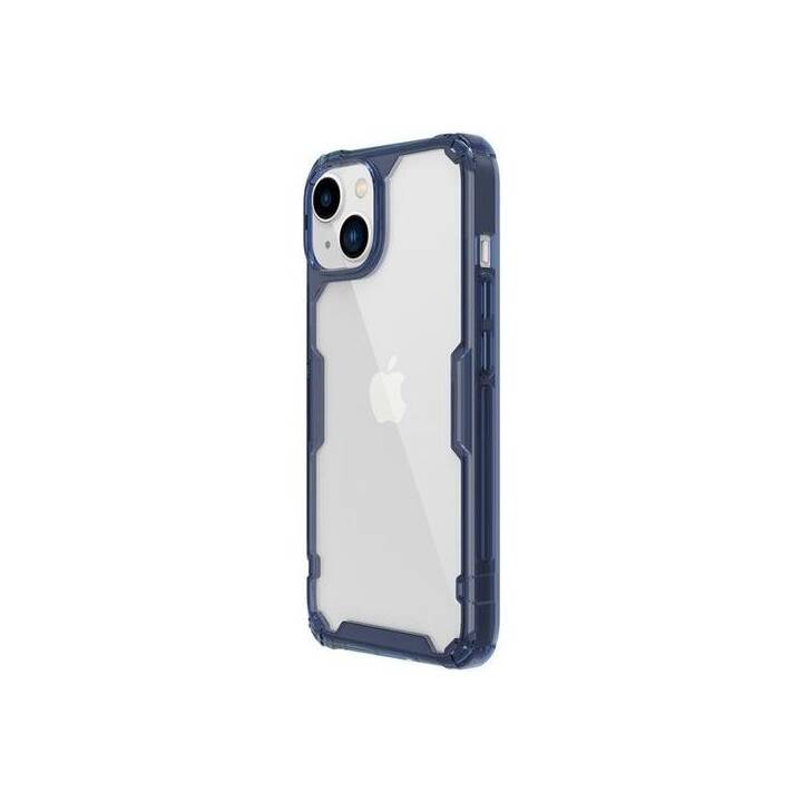 NILLKIN Backcover (iPhone 14, Transparent Blue)