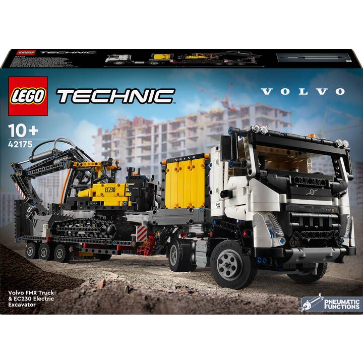 LEGO Technic Camion Volvo FMX et pelleteuse électrique EC230 (42175)