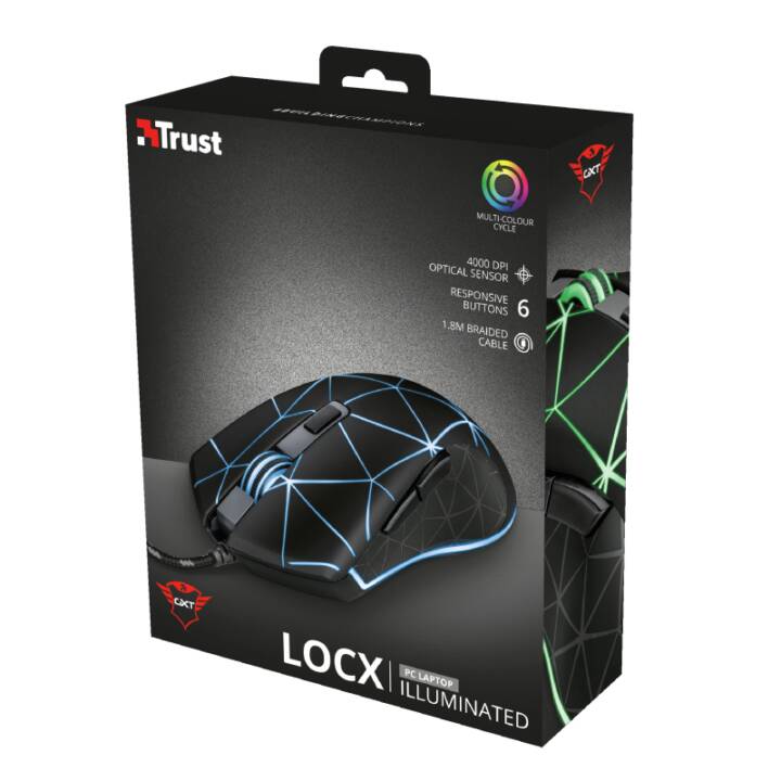 TRUST GXT 133 Maus (Kabel, Gaming)