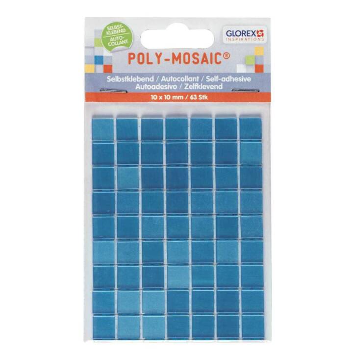 GLOREX Mosaiksteine (Blau, Kunststoff)