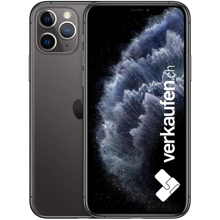 VERKAUFEN.CH iPhone 11 Pro (Standard, 5.8", 256 GB, 12 MP, Gris sidéral)