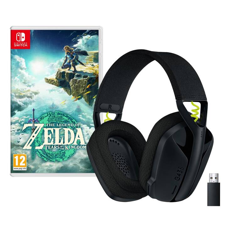 LOGITECH Casque micro de jeu Lightspeed G435 + The Legend of Zelda: Tears of the Kingdom (Over-Ear)