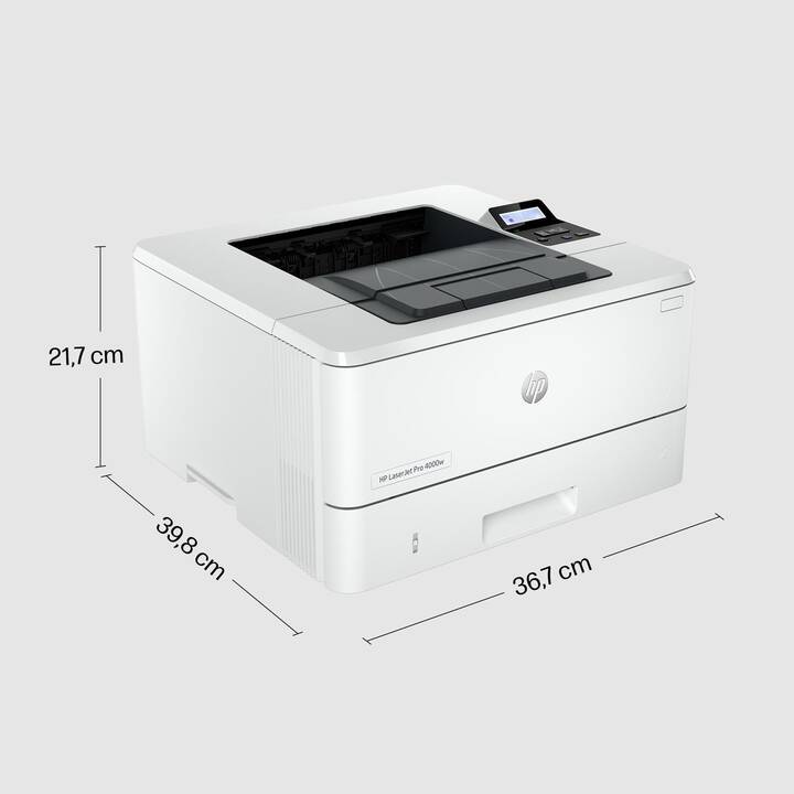 HP LaserJet Pro 4002dw (Stampante laser, Bianco e nero, WLAN, Bluetooth)