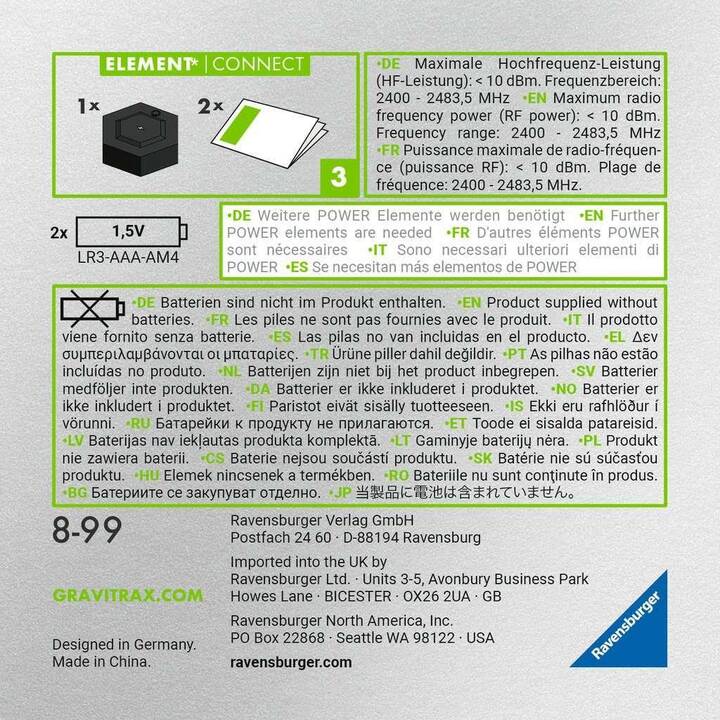 RAVENSBURGER GraviTrax POWER Element Connect