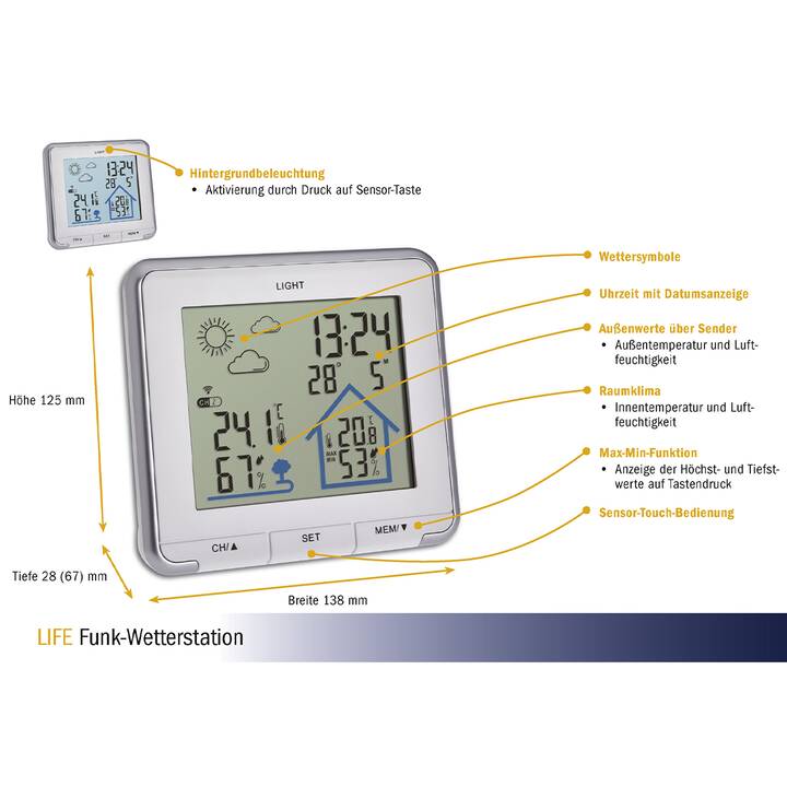 TFA Dostmann Station météo Memo