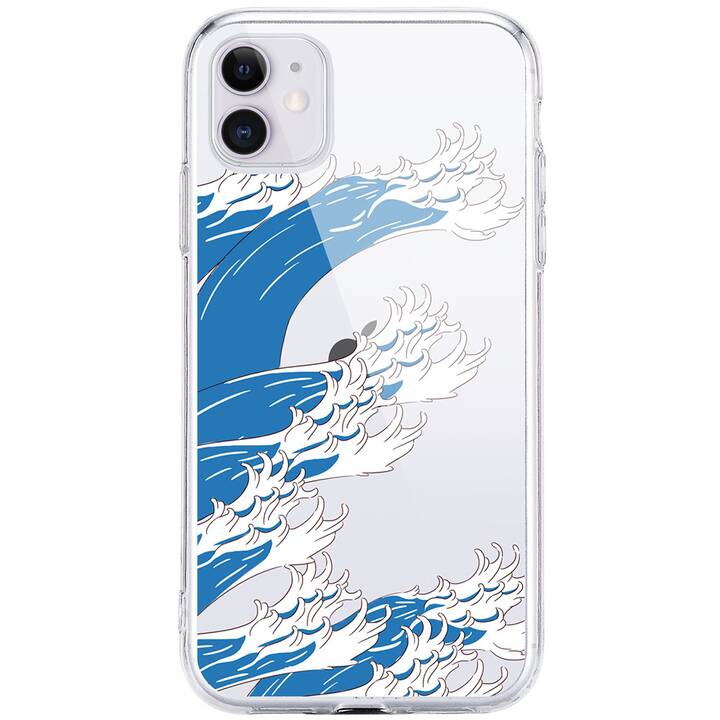 EG Hülle für iPhone 12 Pro Max 6.7" (2020) - blau - Welle