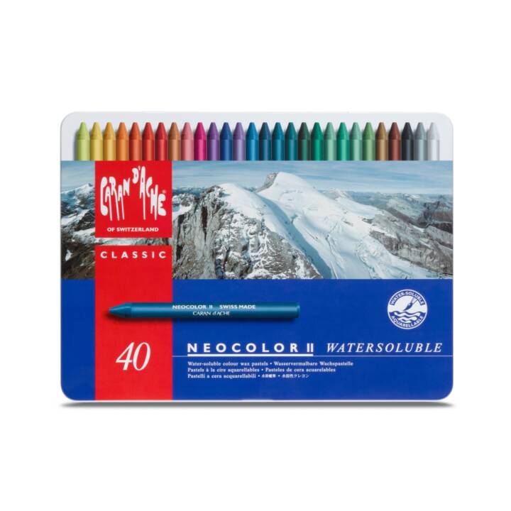 CARAN D'ACHE Matite a cera Neocolor (40 pezzo)