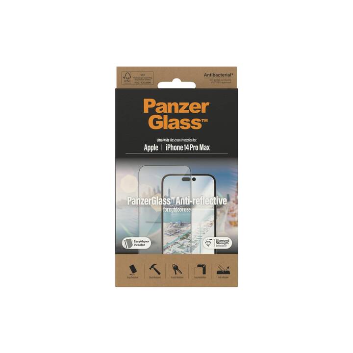 PANZERGLASS Displayschutzglas (iPhone 14 Pro Max, 1 Stück)