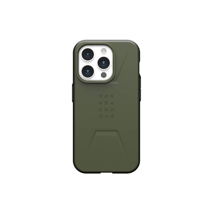 URBAN ARMOR GEAR Backcover (iPhone 15 Pro, Vert olive, Vert)