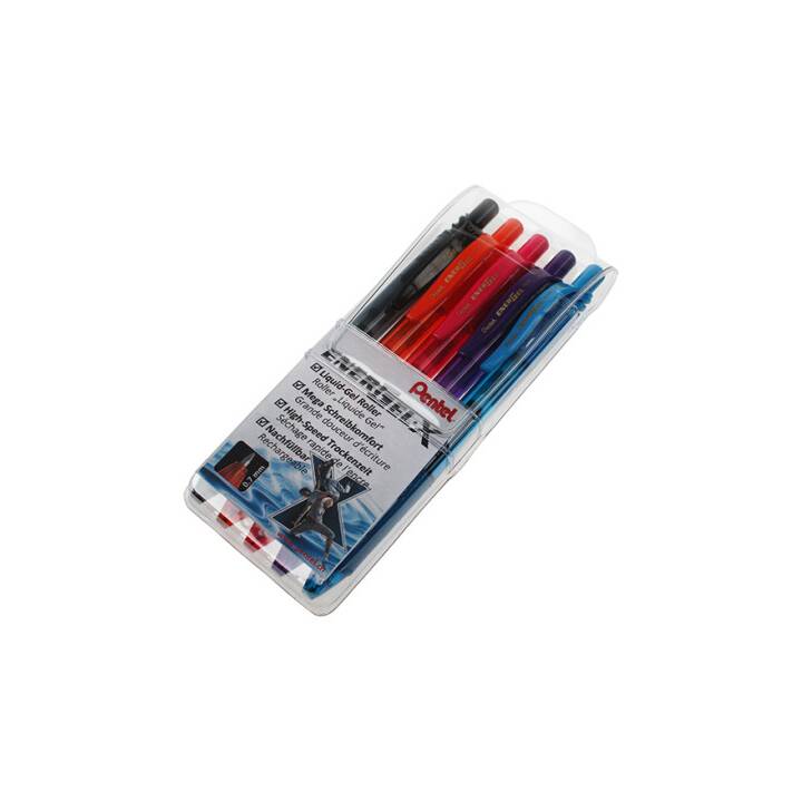 PENTEL Gel roller (Bleu, Mauve, Vert, Noir, Rouge)