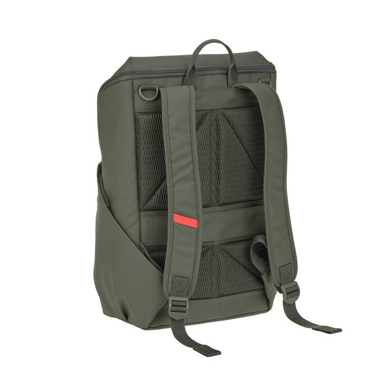 LÄSSIG Wickelrucksack Slender Up (Olivgrün, Grün)