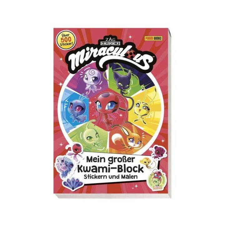 Miraculous: Mein grosser Kwami-Block - Stickern und Malen