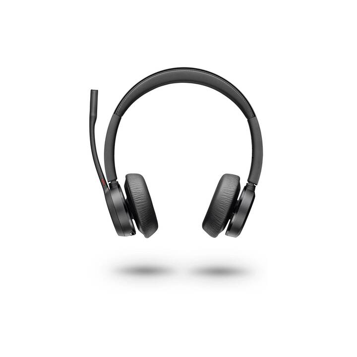 HP Office Headset Voyager 4320 MS (On-Ear, Kabel und Kabellos, Schwarz)