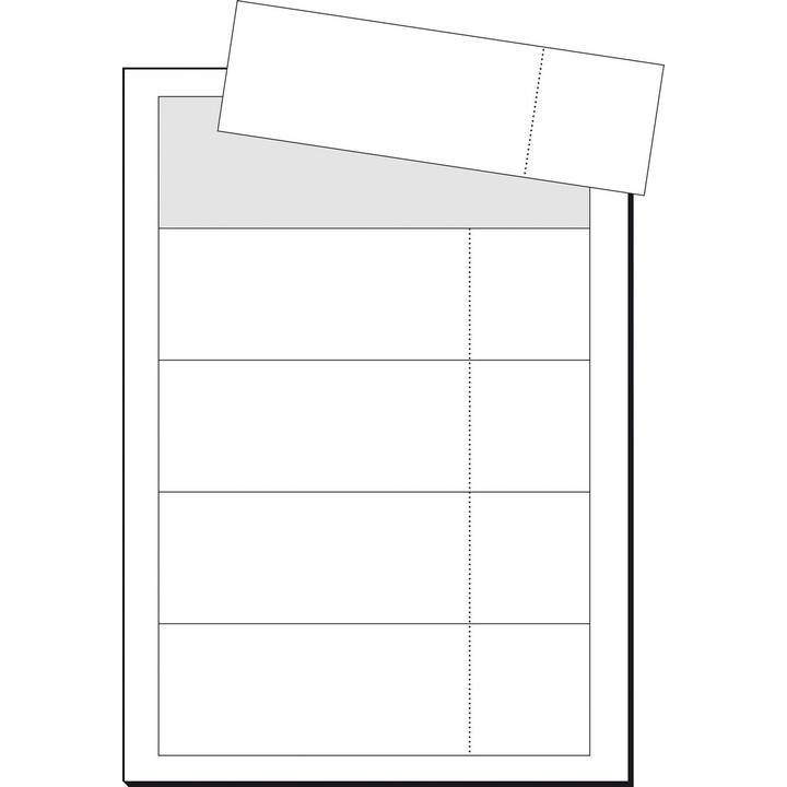 SIGEL Feuilles d'étiquettes d'imprimante (180 x 55 mm)