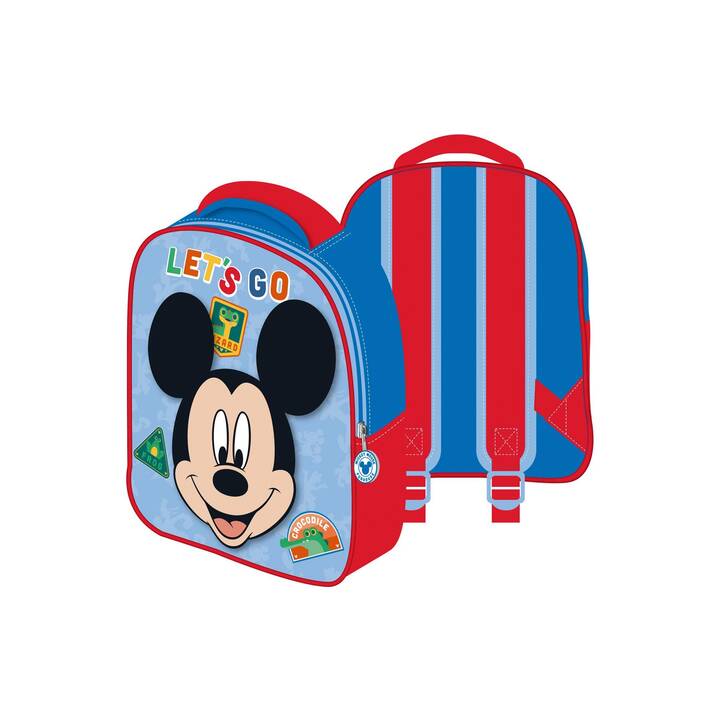 ARDITEX Kindergartenrucksack Mickey (Blau, Rot, Mehrfarbig)