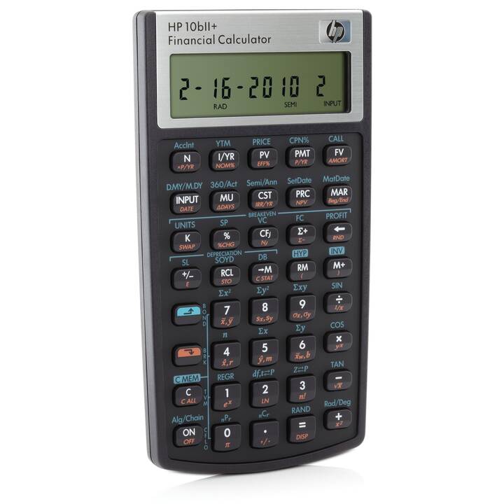 HP 10bII+ Calcolatrici finanziarie