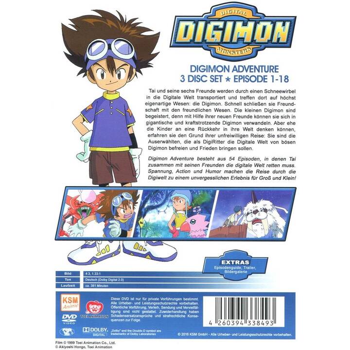 Digimon: Digital Monsters - Adventure - Vol. 1 (Neuauflage) Stagione 1 (DE)