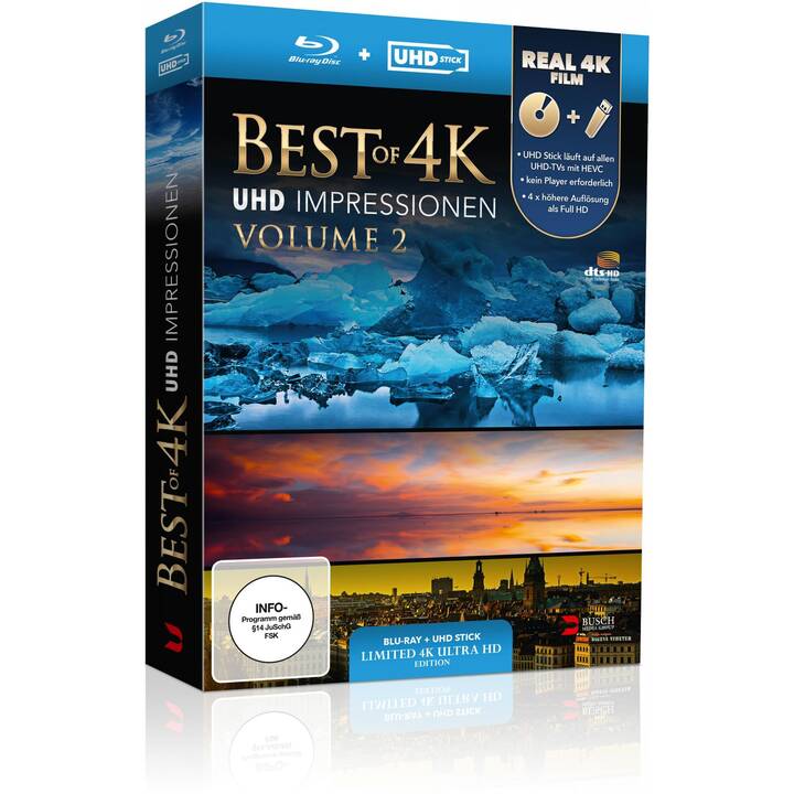Best of 4K - UHD Impressionen - Vol. 2 (Limited Edition, DE, EN)