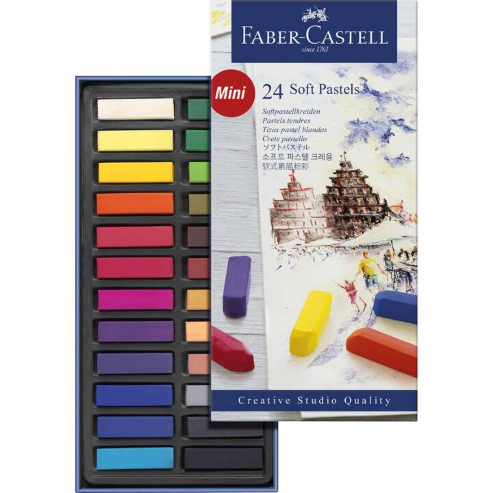 FABER-CASTELL Pastelli di gesso (24 pezzo)