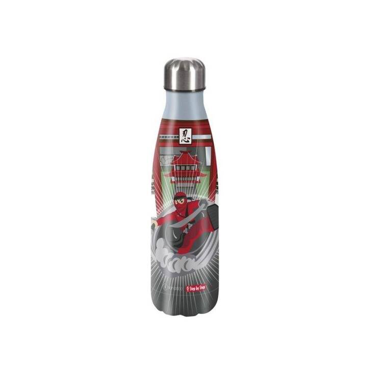 XANADOO Gourde enfants Ninja Kimo (0.5 l, Rouge)