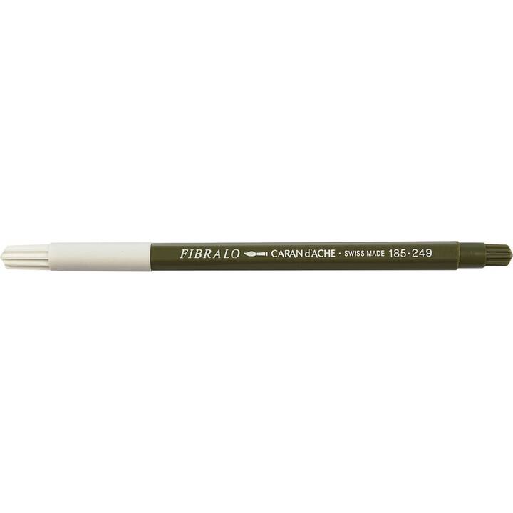 CARAN D'ACHE Fibralo Crayon feutre (Vert olive, 1 pièce)