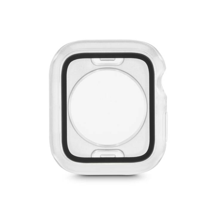 HAMA Housse de protection (Apple Watch Series 7 / Series 8 / Series 9, Transparent, Noir)