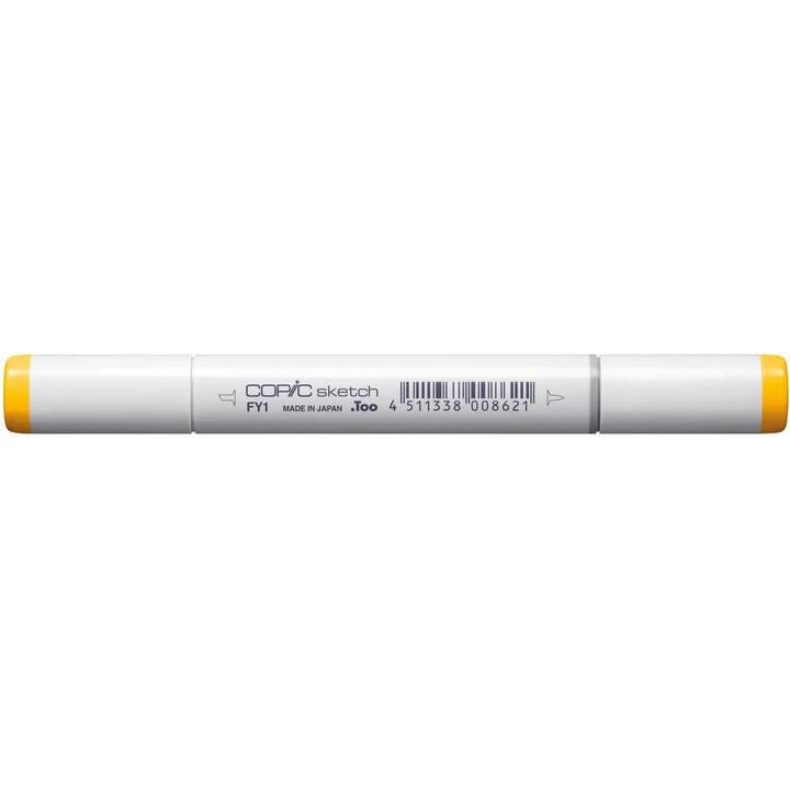 COPIC Grafikmarker Sketch FY1 Fluorescent Yellow (Gelb, 1 Stück)